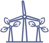 Icon of a wind park